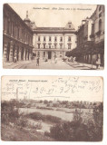 SV * SATU MARE Lot 2 x 2 CARTI POSTALE 1925 / 1926, Circulata, Fotografie, Printata, Sacele
