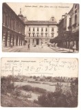 SV * SATU MARE LOT 2 x 2 CARTI POSTALE, Circulata, Fotografie, Printata, Sacele