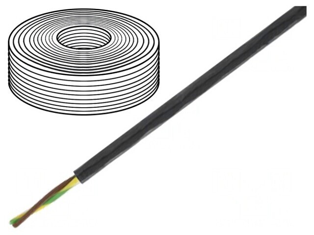 Cablu PTFE Negru &Ouml;LFLEX HEAT 260 MC 3G1mm2