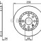 Disc frana OPEL ASTRA F Combi (51, 52) (1991 - 1998) BOSCH 0 986 478 327