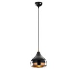 Cumpara ieftin Lustra cu o singura lumina PWL-0068, E27 negru-bronz, 17x112 cm