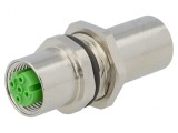 Adaptor M12 Ethernet Tată-Mamă