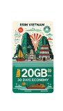 eSIM Vietnam 20GB 30Days Economy