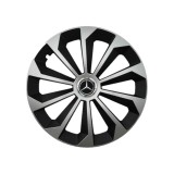 Set 4 Capace Roti 16 inchi (R16) Fame Gri-Negru, Compatibile Cu Mercedes-Benz