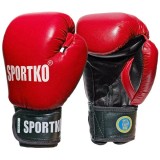 Cumpara ieftin Manusi Box SportKO PK1, 10oz, Rosu