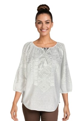 Bluza dama RFN 2 alb crystal , marimea 2XL foto