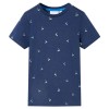 Tricou pentru copii, albastru &icirc;nchis, 128 11952, vidaXL