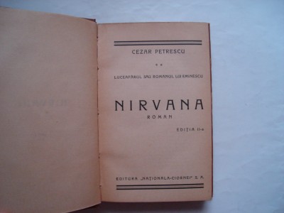 Nirvana - Cezar Petrescu (editia a II-a) foto