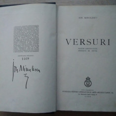 Ion Minulescu / VERSURI - ediție definitivă îngrijită de autor, 1939