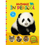 Animale &icirc;n pericol. Conține 35 de autocolante - Paperback brosat - Autor Colectiv - Prut