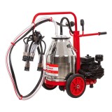 Aparat de muls vaci, pompă uscată, 1 bidon inox de 25&nbsp;litri, eco