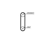 Curea distributie Audi A1, A3; Seat Altea, Altea XL; Skoda Fabia II, Octavia II, Rapid; VW Amarok Motor 1.6 TDI, dinti 59, lungime 438 mm, 9.4 mm,