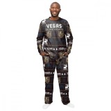 Vegas Golden Knights pijamale de bărbați Ugly Holiday Pajamas NHL - XXL