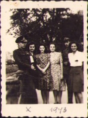 HST M409 Poza ofi?eri romani 1943 Splaiul Independen?ei Bucure?ti foto