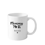 Cana din ceramica haioase, Mom to be, 2025 pentru gravide