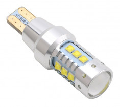 Led auto Alb T15 / W16W Canbus 80W 12-24V Leduri CREE - BTLE1116C-T15-ALB foto