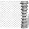 VidaXL Gard legătură din plasă, argintiu, 25 x 1,25 m, oțel galvanizat