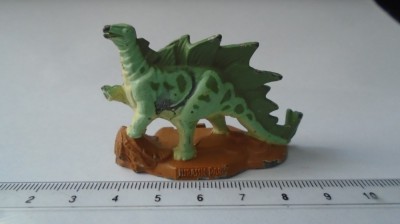bnk jc Figurina Stegosaurus - metalica - Amblin Macao 1993 foto
