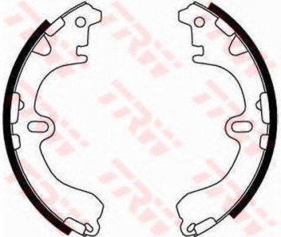 Set saboti frana TOYOTA COROLLA (E11) (1997 - 2002) TRW GS8291 foto