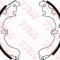 Set saboti frana TOYOTA COROLLA (E11) (1997 - 2002) TRW GS8291