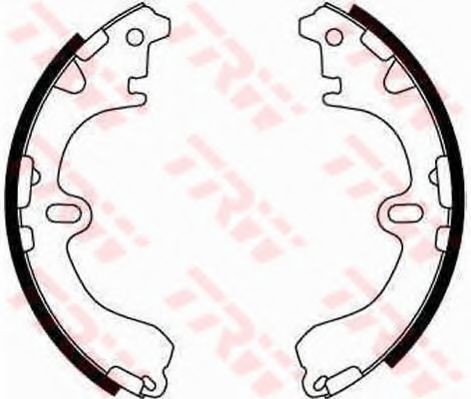 Set saboti frana TOYOTA COROLLA (E11) (1997 - 2002) TRW GS8291