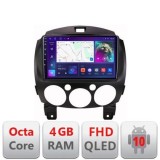 Navigatie Mazda 2 2007-2013 Android radio gps internet quad core 4+64 carplay android auto Kit-mazda2+EDT-E309v3 CarStore Technology