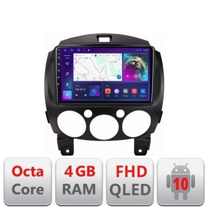 Navigatie Mazda 2 2007-2013 Android radio gps internet quad core 4+64 carplay android auto Kit-mazda2+EDT-E309v3 CarStore Technology