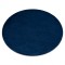 Covor modern de spălat POSH cerc shaggy albastru inchis, antiderapant, gros, cerc 100 cm