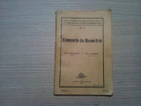 ELEMENTE DE BIOMETRIE - N. Saulescu, A. Mura - 1937, 76 p.