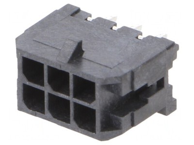 Conector Vertical Micro Fit 3.0 6 Pini foto