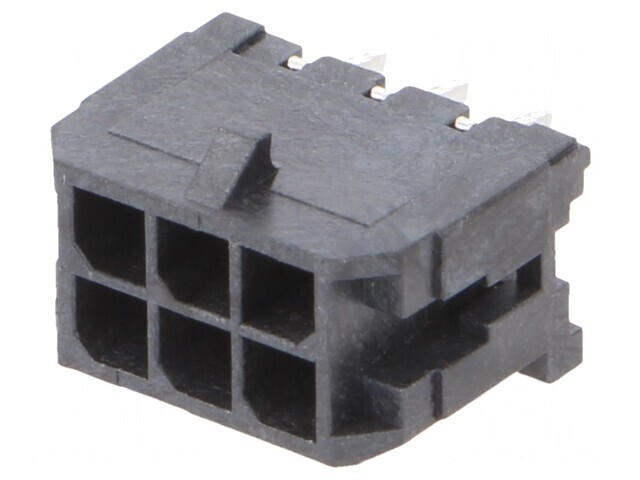 Conector Vertical Micro Fit 3.0 6 Pini