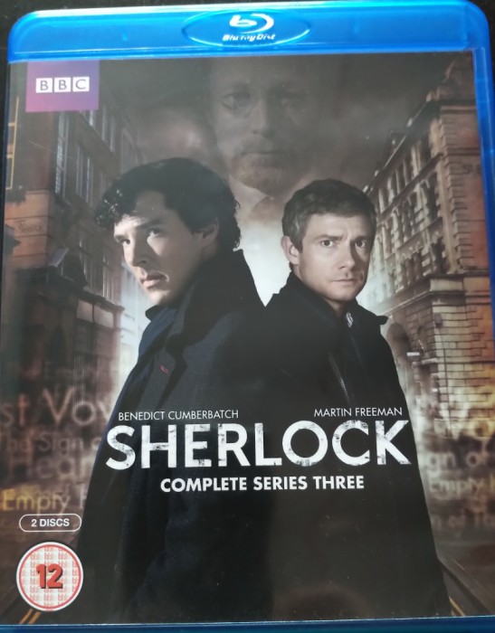 Sherlock (Complete Series Three) (2 X BluRay)