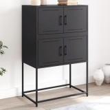 VidaXL Dulap, negru, 68,5x38,5x107 cm, oțel