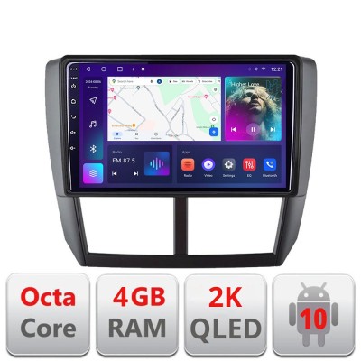 Navigatie Subaru Forester 2007-2013 C-SU01 Android Octa Core Ecran 2K QLED GPS 4G 4+32GB 360 KIT-SU01+EDT-E409-2K CarStore Technology foto