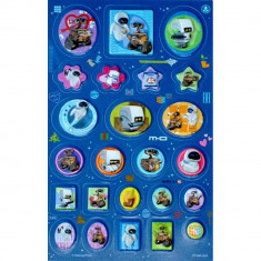 Stickere decorative 3D pentru copii - Wall-E, Radar 51156, Set 24 piese foto