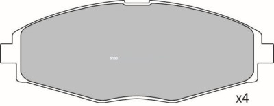 Set placute frana,frana disc DAEWOO MATIZ (KLYA) (1998 - 2016) KRIEGER 0950006363 foto