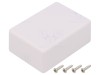 Carcasa Universala TAKACHI TWN5-3-7W, ABS, IP40, Dimensiuni 50x70x27.5mm, Alba
