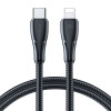 Joyroom USB C - Cablu Lightning 20W Surpass Series Pentru &icirc;ncărcare Rapidă și Transfer De Date 2 M Negru (S-CL020A11) S-CL020A112B