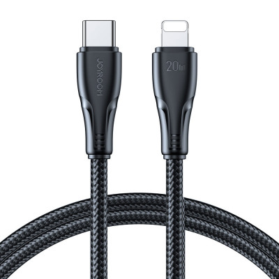 Joyroom USB C - Cablu Lightning 20W Surpass Series Pentru &amp;icirc;ncărcare Rapidă și Transfer De Date 2 M Negru (S-CL020A11) S-CL020A112B foto