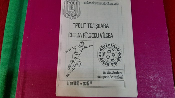 program Poli TM - Chimia Rm vilcea