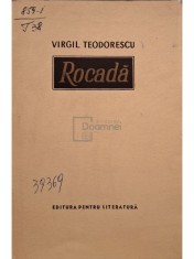 Virgil Teodorescu - Rocada (Editia: 1967) foto