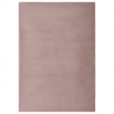 vidaXL Covor, roz învechit, 200x300 cm, blană ecologică de iepure