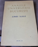 Analele Universitatii Bucuresti, Limbi Slave, anul XXi-1972