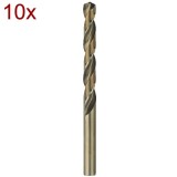 HiKOKI 780623 - Set burghie metal HSS-CO 7 mm tija cilindrica 10 bucati