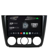 Cumpara ieftin Navigatie 2K BMW Seria 1 E87 (2007-2011), Clima Manuala, Android OS, S-Quadcore 4GB RAM + 64GB ROM, 9.5 Inch - AD-BGS90042K+AD-BGRKIT398