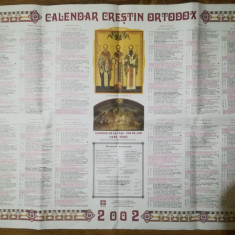 Calendar creștin ortodox 2002 / 360 ani de la Sinodul de la Iasi / Trei Ierarhi