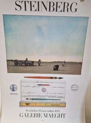 Afis expozitie Saul Steinberg foto