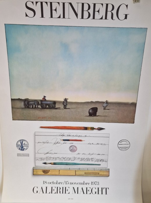 Afis expozitie Saul Steinberg