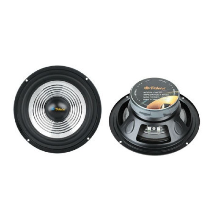 Difuzor auto DBS C8015, 75 W RMS, 4 Ohm, diametru 20 cm, Gri Difuzor auto DBS C8015, 75 W RMS, 4 Ohm, diametru 20 cm, Gri