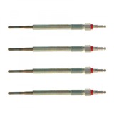 Cumpara ieftin Set 4 bujii incandescente Bosch pentru Audi A3, A4 B7, A6 C6, Seat Altea, Leon, Toledo, Skoda Octavia, Superb, Golf V, Passat B6, Touran, Jetta